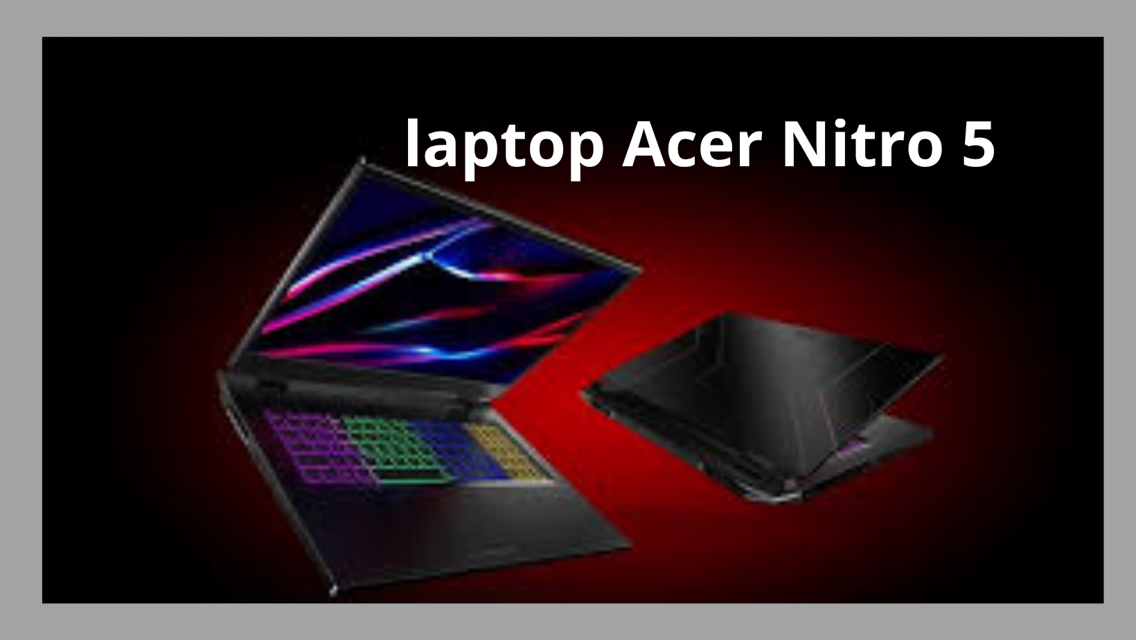 Análise do laptop Acer Nitro 5